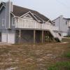 nice beachfront deck rebuild with Trex railing. Also new Hardie Board siding.